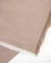 Iraide cotton and linen tablecloth in brown 170 x 250 cm
