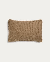 Herminia cushion cover in brown, 30 x 50 cm