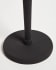 Zarela large metal candle holder in black