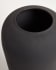 Walter large metal vase in black, 48 cm