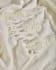 Genoveva blanket made from white cotton, 125 x 150 cm