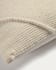Vianney cushion cover, 100% beige cotton, 45 x 45 cm