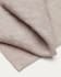 Ubalda light grey cotton and lino tablecloth, 150 x 250 cm
