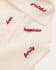 Σετ 4 πετσέτες Nona, φυσικό βαμβάκι και λινό με κόκκινο κέντημα