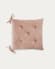 Suyai seat cushion, 100% pink cotton, 45 x 45 cm