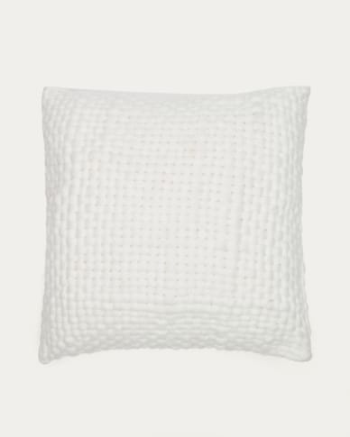 Persis cushion cover in white, 45 x 45 cm