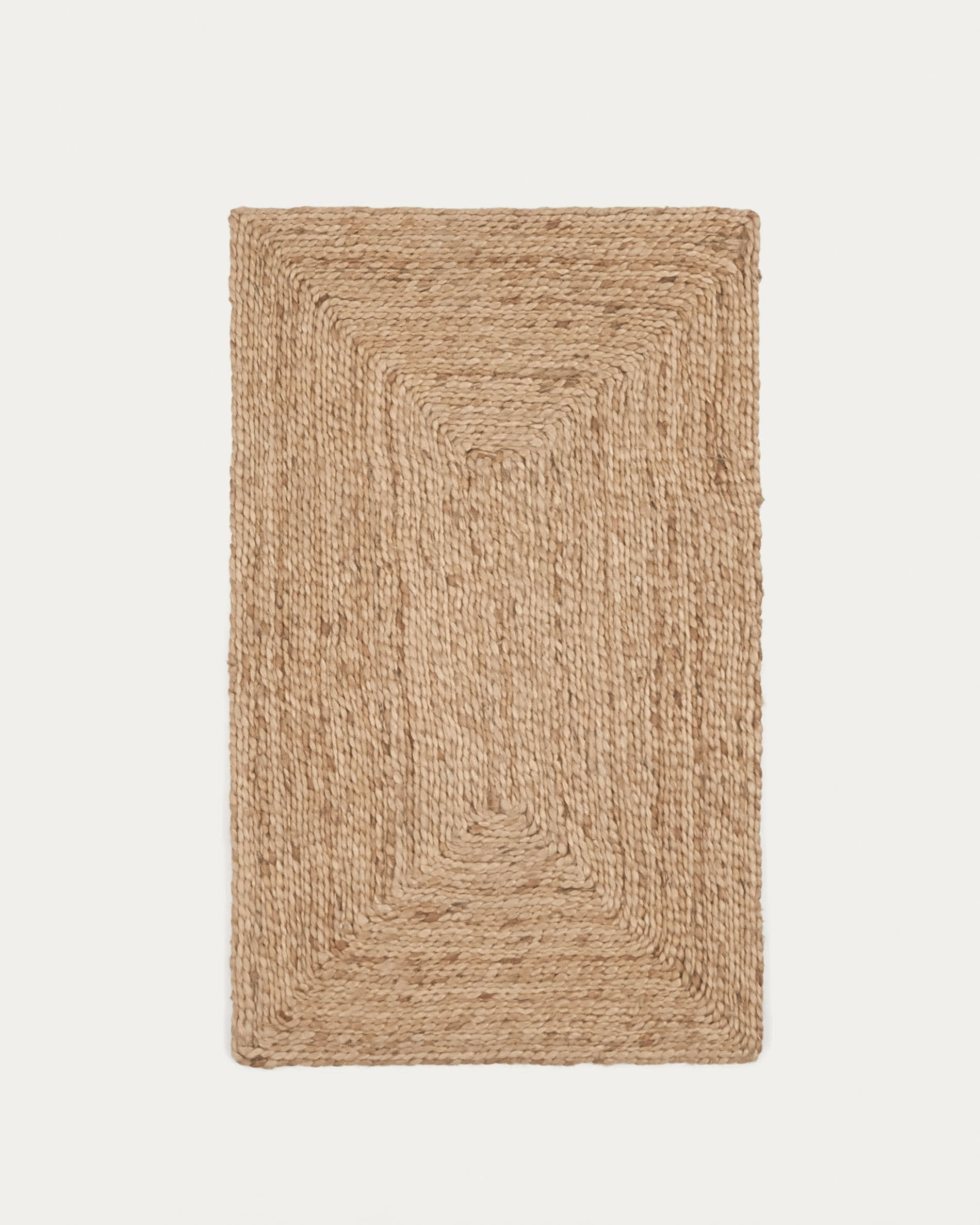 CASAVANI Natural Fiber Collection - Alfombra rectangular de 7 x 10 pies,  alfombra de yute trenzada geométrica beige de 0.27 pulgadas de grosor,  ideal