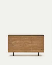 Uxue solid acacia wood sideboard in a natural finish, 150 x 78 cm