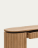 Κονσόλα Licia, 1 ράφι, μασίφ ξύλο μάνγκο, 120x110εκ