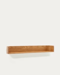 Scaffale Octavia in legno impiallacciato di frassino 120 x 20 cm