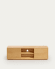 Abilen oak wood veneer single door TV stand with 2 drawers, 150 x 44 cm FSC 100%