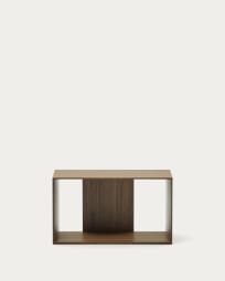 Litto medium shelf module in walnut veneer, 67 x 38 cm