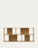Litto set of 4 modular shelving units in oak wood veneer, 168 x 76 cm