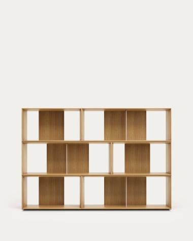 Set Litto van 6 modulaire planken in eikenfineer 168 x 114 cm