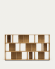Set Litto de 9 estantes modulares de chapa de carvalho 202 x 114 cm