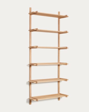 Sitra modular shelf, 1 solid oak wood shelf in a natural finish, 90 cm, FSC Mix Credit