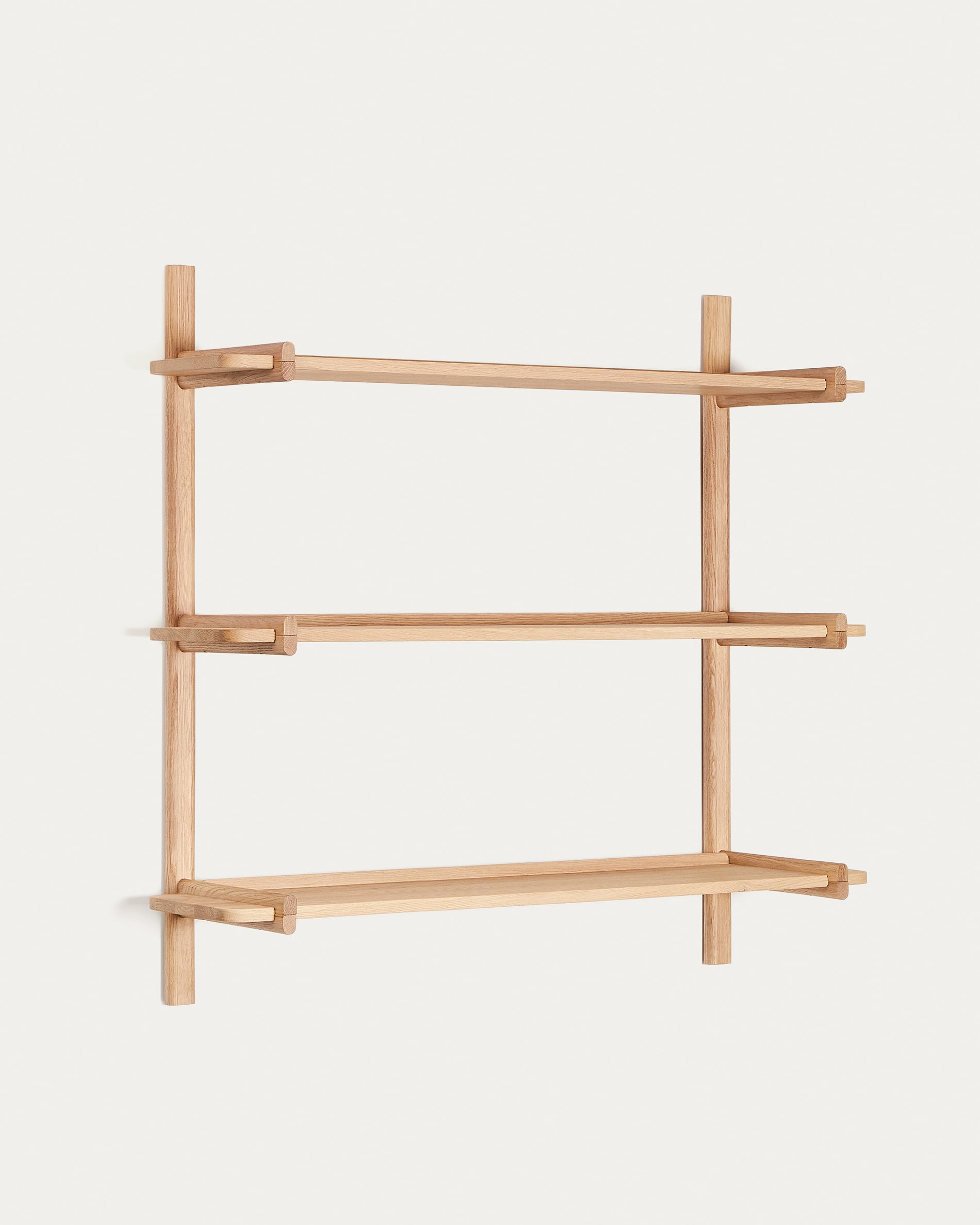 Maymai shelf with solid oak structure 60 x 193 cm
