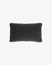 Noa cushion cover in grey, 30 x 50 cm