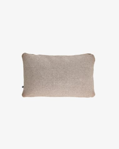Noa cushion cover in beige, 30 x 50 cm