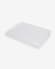 Yamile changing mat cover 100% organic cotton (GOTS) in white with grey leaves 50 x 70 cm