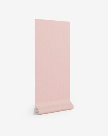 Papel pintado Arcadia con arcos rosa 10 x 0,53 m FSC MIX Credit