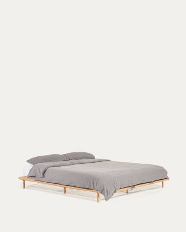 Anielle Bett aus massiver Esche für Matratze von 180 x 200 cm