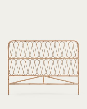 Caterina rattan headboard with a natural headboard, for 150 cm beds