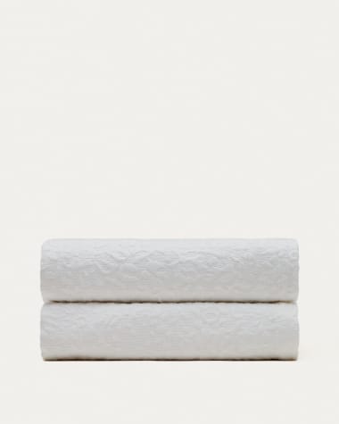 Couvre-lit Marimurtra 100% coton blanc 240 x 260 cm