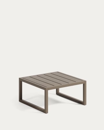 Comova 100% outdoor side table made from green aluminium, 60 x 60 cm