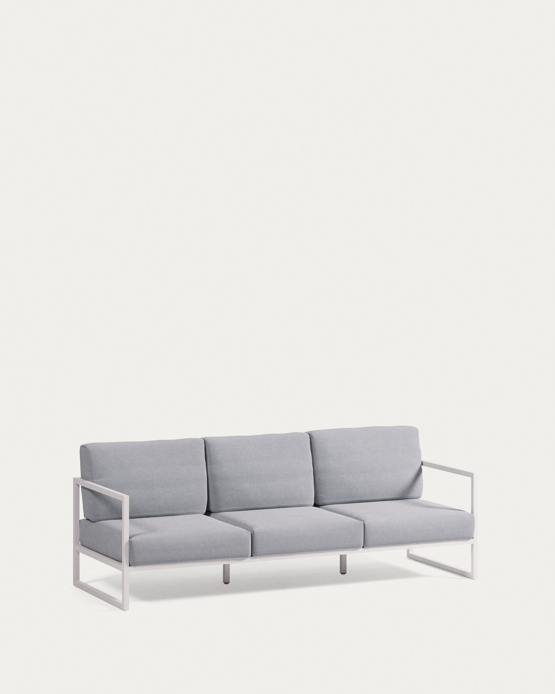 Ensemble de 7 canapés de meubles en corde d'extérieur en aluminium