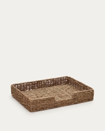Fliicker storage tray for pet accessories made from natural fibres
