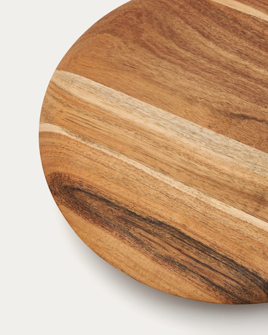 Lentegi drehbares Tablett aus massivem Akazienholz | Kave Home