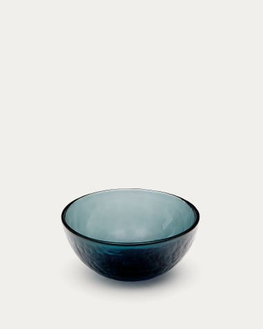 Sunera Bowl made of recycled gray glass