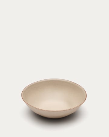 Bowl grande Banyoles in ceramica marrone