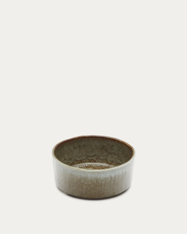 Taça Serni de cerâmica castanho