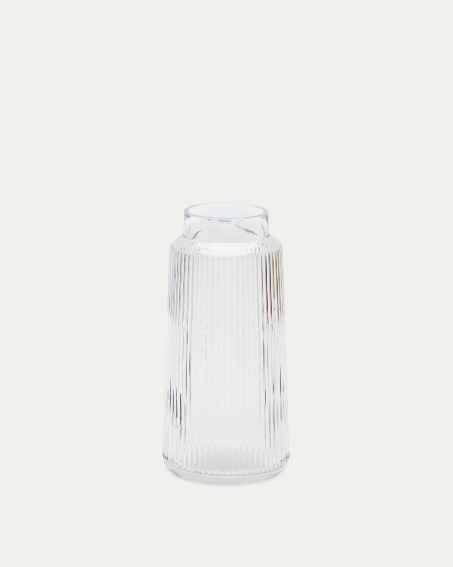 Vaso claudia vetro trasparente — Vasi da Arredamento