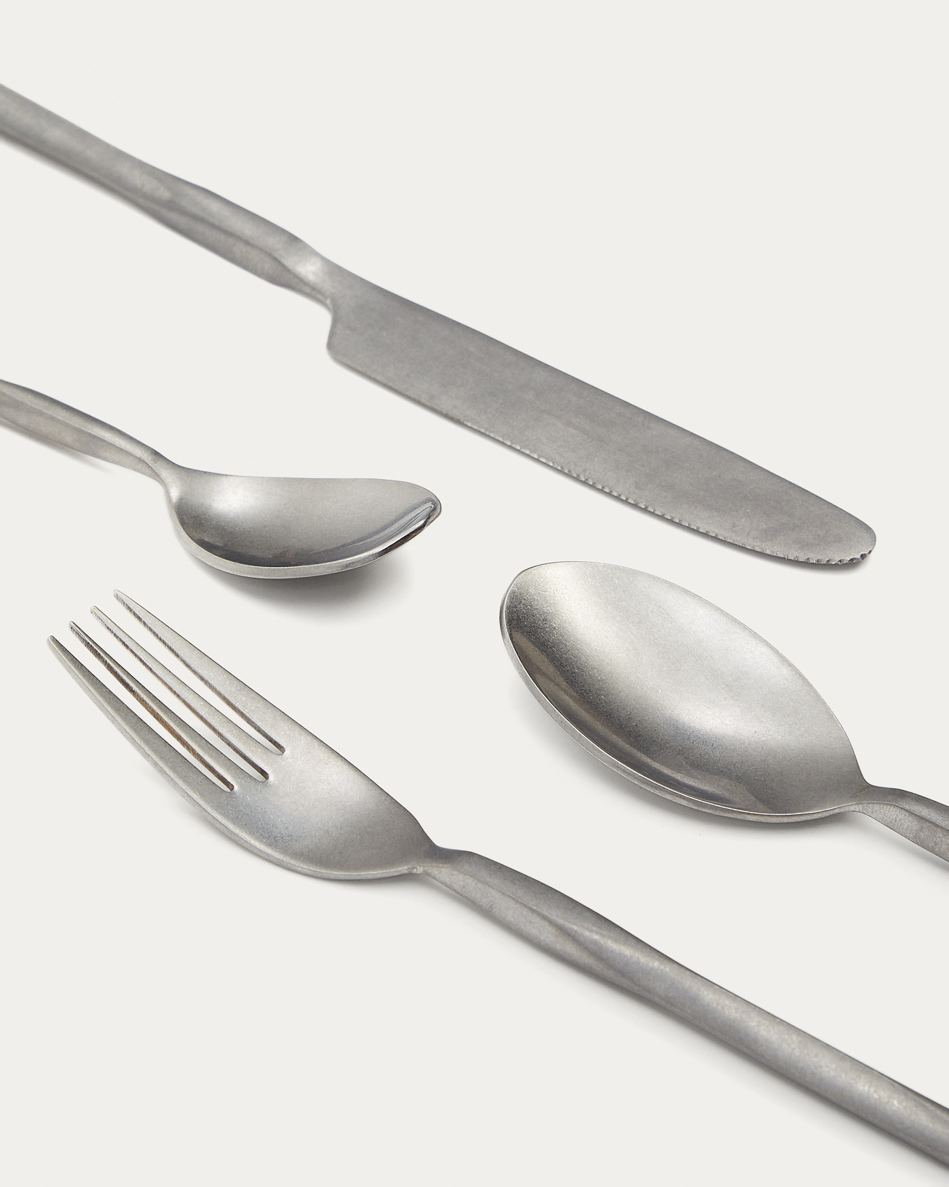 Real silver sale cutlery set