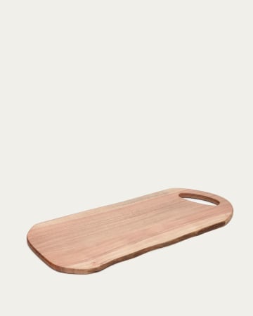 Enola large solid acacia wood serving board