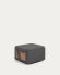 Σκαμπό-κρεβάτι Kos, γκρι σκούρο, 70x60 (180)εκ