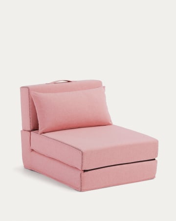 Σκαμπό-κρεβάτι Arty, ροζ, 70x89(200)εκ