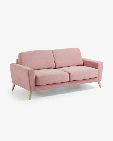Pink 3-seater Narnia sofa