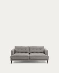 Tanya 2 seater sofa in grey, 183 cm