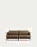 Tanya 2 seater sofa in dark brown, 183 cm
