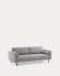 Debra 3 seater sofa in light grey, 222 cm