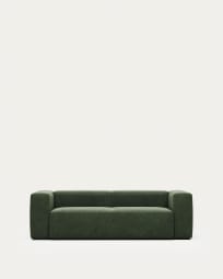 Blok 3 seater sofa in green, 240 cm FR
