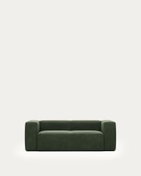 Blok 2 seater sofa in green, 210 cm FR