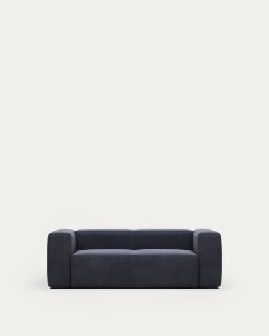 Blok 2 seater sofa in blue, 210 cm FR