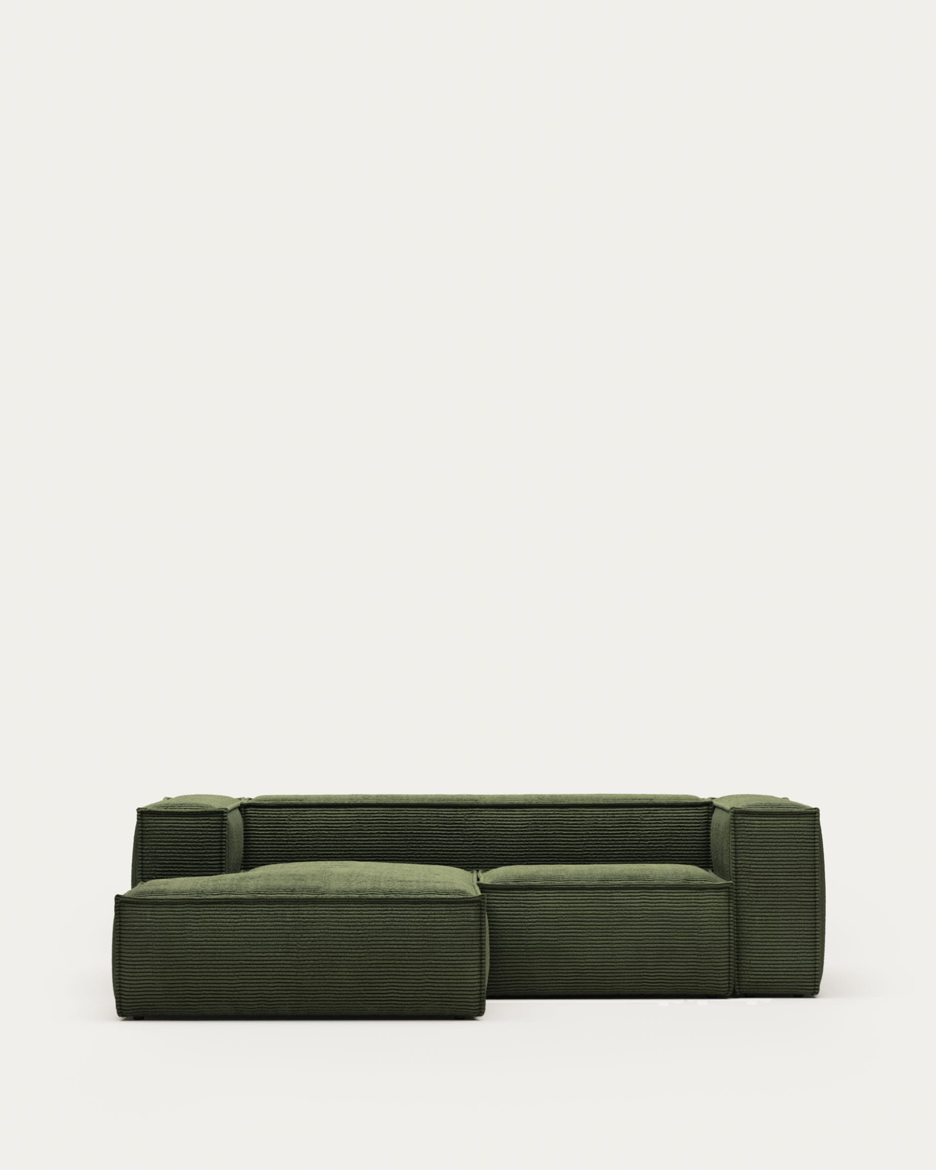 White corduroy online couch