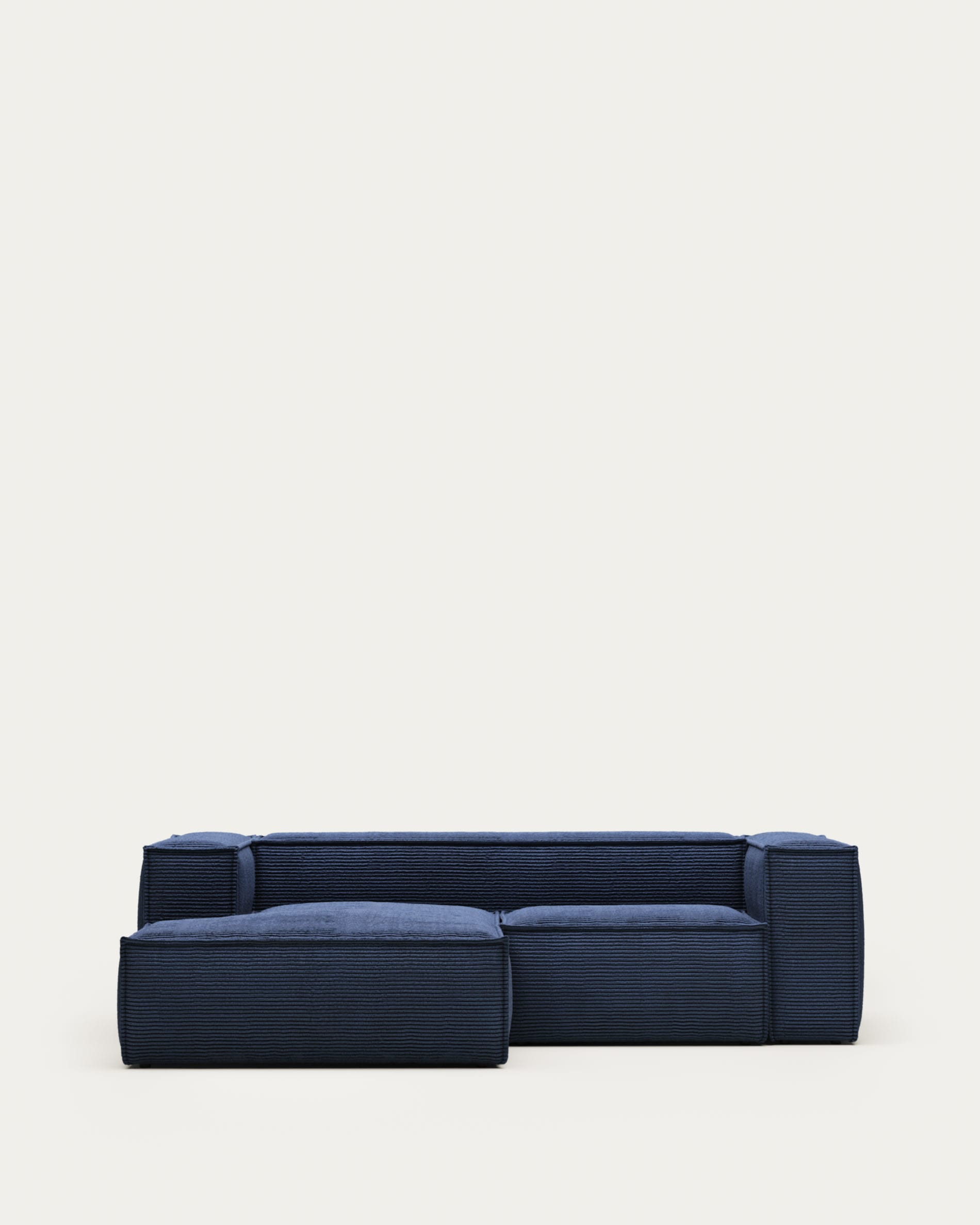 Blue 2024 corduroy sofa