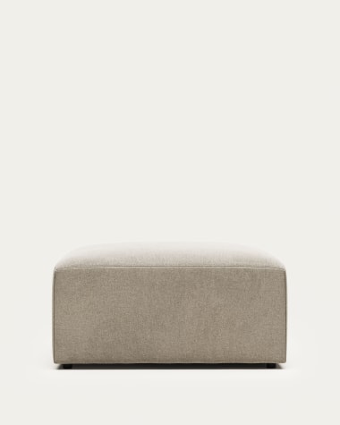 Blok footrest in beige, 90 x 70 cm FR